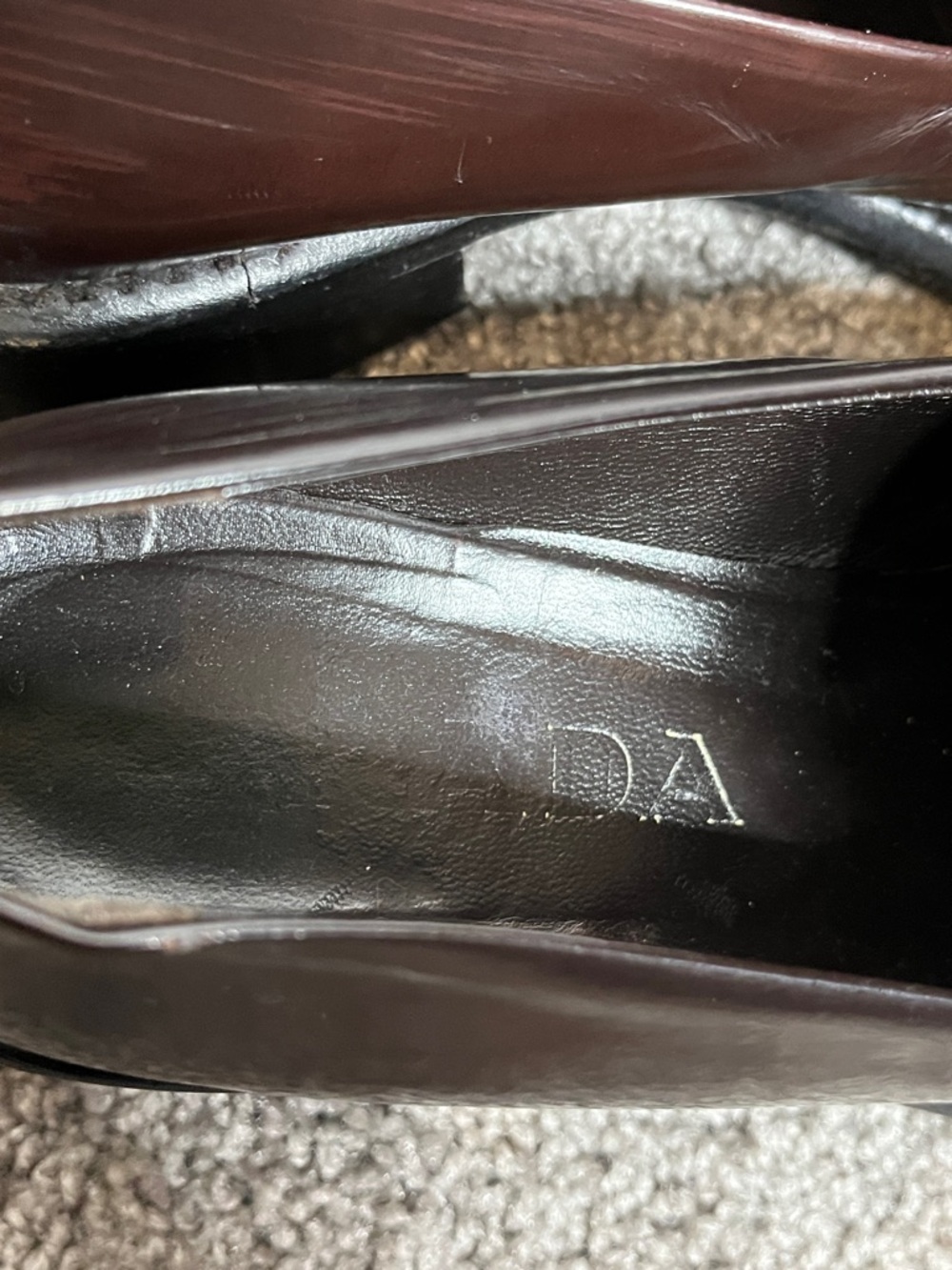Prada brown patent buckle loafers - Picture 12 of 12
